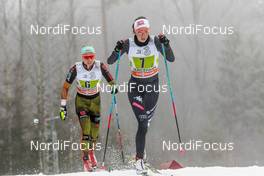 22.01.2017, Ulricehamn, Sweden (SWE): Caterina Ganz (ITA), Stefanie Boehler (GER), (l-r)  - FIS world cup cross-country, 4x5km women, Ulricehamn (SWE). www.nordicfocus.com. © Modica/NordicFocus. Every downloaded picture is fee-liable.