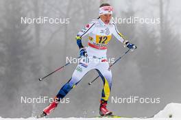 22.01.2017, Ulricehamn, Sweden (SWE): Maria Rydqvist (SWE) - FIS world cup cross-country, 4x5km women, Ulricehamn (SWE). www.nordicfocus.com. © Modica/NordicFocus. Every downloaded picture is fee-liable.