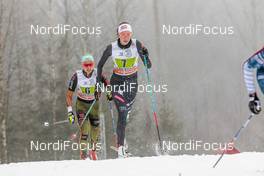 22.01.2017, Ulricehamn, Sweden (SWE): Caterina Ganz (ITA), Stefanie Boehler (GER), (l-r)  - FIS world cup cross-country, 4x5km women, Ulricehamn (SWE). www.nordicfocus.com. © Modica/NordicFocus. Every downloaded picture is fee-liable.