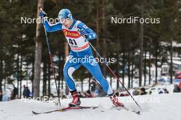 28.01.2017, Falun Sweden (SWE): Erik Silfver (SWE) - FIS world cup cross-country, individual sprint, Falun (SWE). www.nordicfocus.com. © Modica/NordicFocus. Every downloaded picture is fee-liable.