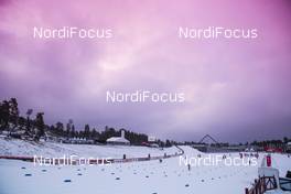 29.01.2017, Falun Sweden (SWE): Swenska Skidspelen, Falun' Stadium in the early morning lights   - FIS world cup cross-country, mass men, Falun (SWE). www.nordicfocus.com. © Modica/NordicFocus. Every downloaded picture is fee-liable.