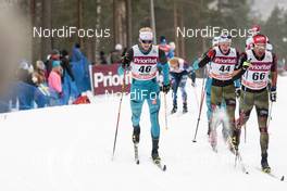 29.01.2017, Falun Sweden (SWE): Alexis Jeannerod (FRA), Thomas Wick (GER), Hannes Dotzler (GER), (l-r)  - FIS world cup cross-country, mass men, Falun (SWE). www.nordicfocus.com. © Modica/NordicFocus. Every downloaded picture is fee-liable.