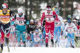 29.01.2017, Falun Sweden (SWE): Jean Marc Gaillard (FRA), Alex Harvey (CAN), (l-r)  - FIS world cup cross-country, mass men, Falun (SWE). www.nordicfocus.com. © Modica/NordicFocus. Every downloaded picture is fee-liable.