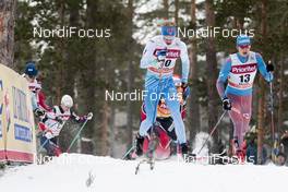 29.01.2017, Falun Sweden (SWE): Iivo Niskanen (FIN), Alexander Bessmertnykh (RUS), (l-r)  - FIS world cup cross-country, mass men, Falun (SWE). www.nordicfocus.com. © Modica/NordicFocus. Every downloaded picture is fee-liable.