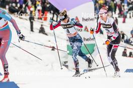 29.01.2017, Falun Sweden (SWE): Jessica Diggins (USA), Teresa Stadlober (AUT), (l-r)  - FIS world cup cross-country, mass women, Falun (SWE). www.nordicfocus.com. © Modica/NordicFocus. Every downloaded picture is fee-liable.
