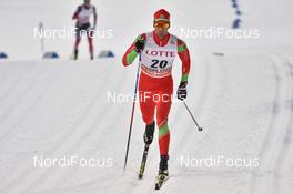 03.02.2017, Pyeong Chang, Korea (KOR): Mikhail Kuklin (BLR) - FIS world cup cross-country, individual sprint, Pyeong Chang (KOR). www.nordicfocus.com. © Thibaut/NordicFocus. Every downloaded picture is fee-liable.