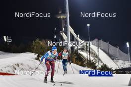 03.02.2017, Pyeong Chang, Korea (KOR): Olga Tsareva (RUS), Caitlin Patterson (USA) - FIS world cup cross-country, individual sprint, Pyeong Chang (KOR). www.nordicfocus.com. © Thibaut/NordicFocus. Every downloaded picture is fee-liable.