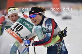 03.02.2017, Pyeong Chang, Korea (KOR): Anamarija Lampic (SLO), Ida Sargent (USA) - FIS world cup cross-country, individual sprint, Pyeong Chang (KOR). www.nordicfocus.com. © Thibaut/NordicFocus. Every downloaded picture is fee-liable.