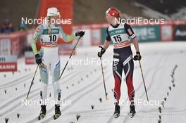 03.02.2017, Pyeong Chang, Korea (KOR): Anamarija Lampic (SLO), Silje Oeyre Slind (NOR) - FIS world cup cross-country, individual sprint, Pyeong Chang (KOR). www.nordicfocus.com. © Thibaut/NordicFocus. Every downloaded picture is fee-liable.