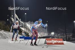 03.02.2017, Pyeong Chang, Korea (KOR): Alexander Panzhinskiy (RUS), Andrew Newell (USA), Richard Jouve (FRA) - FIS world cup cross-country, individual sprint, Pyeong Chang (KOR). www.nordicfocus.com. © Thibaut/NordicFocus. Every downloaded picture is fee-liable.