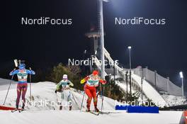 03.02.2017, Pyeong Chang, Korea (KOR): Yulia Tikhonova (BLR), Polina Kovaleva (RUS), Alenka Cebasek (SLO), Kari Vikhagen Gjeitnes (NOR) - FIS world cup cross-country, individual sprint, Pyeong Chang (KOR). www.nordicfocus.com. © Thibaut/NordicFocus. Every downloaded picture is fee-liable.