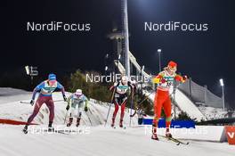 03.02.2017, Pyeong Chang, Korea (KOR): Yulia Tikhonova (BLR), Polina Kovaleva (RUS), Alenka Cebasek (SLO), Kari Vikhagen Gjeitnes (NOR) - FIS world cup cross-country, individual sprint, Pyeong Chang (KOR). www.nordicfocus.com. © Thibaut/NordicFocus. Every downloaded picture is fee-liable.
