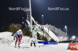 03.02.2017, Pyeong Chang, Korea (KOR): Anamarija Lampic (SLO), Alisa Zhambalova (RUS) - FIS world cup cross-country, individual sprint, Pyeong Chang (KOR). www.nordicfocus.com. © Thibaut/NordicFocus. Every downloaded picture is fee-liable.