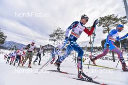 04.02.2017, Pyeong Chang, Korea (KOR): Scott Patterson (USA), Thomas Wick (GER) - FIS world cup cross-country, skiathlon men, Pyeong Chang (KOR). www.nordicfocus.com. © Thibaut/NordicFocus. Every downloaded picture is fee-liable.