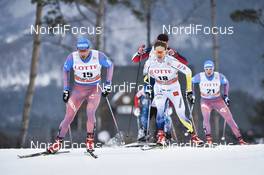 04.02.2017, Pyeong Chang, Korea (KOR): Konstantin Glavatskikh (RUS), Gustav Eriksson (SWE) - FIS world cup cross-country, skiathlon men, Pyeong Chang (KOR). www.nordicfocus.com. © Thibaut/NordicFocus. Every downloaded picture is fee-liable.