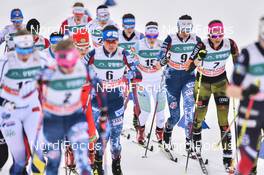 04.02.2017, Pyeong Chang, Korea (KOR): Alenka Cebasek (SLO), Elizabeth Guiney (USA) - FIS world cup cross-country, skiathlon women, Pyeong Chang (KOR). www.nordicfocus.com. © Thibaut/NordicFocus. Every downloaded picture is fee-liable.