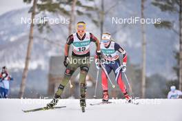 04.02.2017, Pyeong Chang, Korea (KOR): Elisabeth Schicho (GER), Anna Svendsen (NOR) - FIS world cup cross-country, skiathlon women, Pyeong Chang (KOR). www.nordicfocus.com. © Thibaut/NordicFocus. Every downloaded picture is fee-liable.