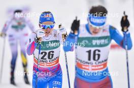 04.02.2017, Pyeong Chang, Korea (KOR): Susanna Saapunki (FIN), Olga Tsareva (RUS) - FIS world cup cross-country, skiathlon women, Pyeong Chang (KOR). www.nordicfocus.com. © Thibaut/NordicFocus. Every downloaded picture is fee-liable.