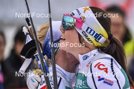 04.02.2017, Pyeong Chang, Korea (KOR): Elin Mohlin (SWE), Jenny Solin (SWE) - FIS world cup cross-country, skiathlon women, Pyeong Chang (KOR). www.nordicfocus.com. © Thibaut/NordicFocus. Every downloaded picture is fee-liable.