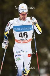 19.02.2017, Otepaeae, Estonia (EST): Marcus Hellner (SWE) - FIS world cup cross-country, 15km men, Otepaeae (EST). www.nordicfocus.com. © Modica/NordicFocus. Every downloaded picture is fee-liable.