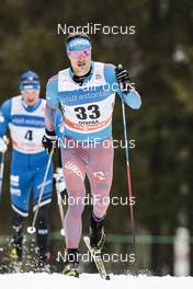 19.02.2017, Otepaeae, Estonia (EST): Sergey Turyshev (RUS) - FIS world cup cross-country, 15km men, Otepaeae (EST). www.nordicfocus.com. © Modica/NordicFocus. Every downloaded picture is fee-liable.