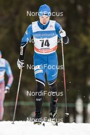 19.02.2017, Otepaeae, Estonia (EST): Karl Erik Rabakukk (EST) - FIS world cup cross-country, 15km men, Otepaeae (EST). www.nordicfocus.com. © Modica/NordicFocus. Every downloaded picture is fee-liable.