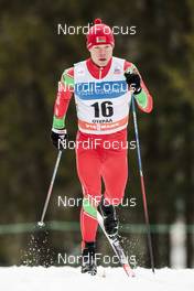 19.02.2017, Otepaeae, Estonia (EST): Michail Semenov (BLR) - FIS world cup cross-country, 15km men, Otepaeae (EST). www.nordicfocus.com. © Modica/NordicFocus. Every downloaded picture is fee-liable.