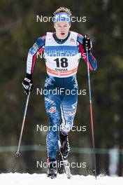 19.02.2017, Otepaeae, Estonia (EST): Erik Bjornsen (USA) - FIS world cup cross-country, 15km men, Otepaeae (EST). www.nordicfocus.com. © Modica/NordicFocus. Every downloaded picture is fee-liable.