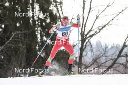 18.02.2017, Otepaeae, Estonia (EST): Yury Astapenka (BLR) - FIS world cup cross-country, individual sprint, Otepaeae (EST). www.nordicfocus.com. © Modica/NordicFocus. Every downloaded picture is fee-liable.