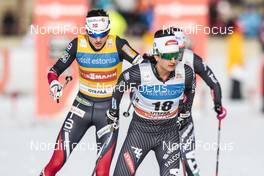 18.02.2017, Otepaeae, Estonia (EST): Gaia Vuerich (ITA), Heidi Weng (NOR), (l-r)  - FIS world cup cross-country, individual sprint, Otepaeae (EST). www.nordicfocus.com. © Modica/NordicFocus. Every downloaded picture is fee-liable.