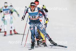 18.02.2017, Otepaeae, Estonia (EST): Jessica Diggins (USA) - FIS world cup cross-country, individual sprint, Otepaeae (EST). www.nordicfocus.com. © Modica/NordicFocus. Every downloaded picture is fee-liable.