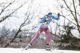 18.02.2017, Otepaeae, Estonia (EST): Polina Kovaleva (RUS) - FIS world cup cross-country, individual sprint, Otepaeae (EST). www.nordicfocus.com. © Modica/NordicFocus. Every downloaded picture is fee-liable.