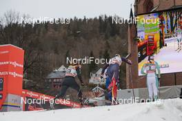 08.03.2017, Drammen, Norway (NOR): Laurien Van Der Graaff (SUI), Heidi Weng (NOR), Katja Visnar (SLO) - FIS world cup cross-country, individual sprint, Drammen (NOR). www.nordicfocus.com. © Rauschendorfer/NordicFocus. Every downloaded picture is fee-liable.