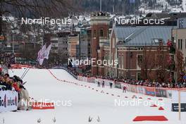 08.03.2017, Drammen, Norway (NOR): Downhill section quarter finals ladies - FIS world cup cross-country, individual sprint, Drammen (NOR). www.nordicfocus.com. © Rauschendorfer/NordicFocus. Every downloaded picture is fee-liable.
