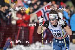 11.03.2017, Oslo, Norway (NOR): Benjamin Lustgarten (USA) - FIS world cup cross-country, mass men, Oslo (NOR). www.nordicfocus.com. © Thibaut/NordicFocus. Every downloaded picture is fee-liable.