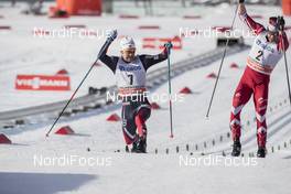 11.03.2017, Oslo, Norway (NOR): Sjur Roethe (NOR), Alex Harvey (CAN), (l-r) - FIS world cup cross-country, mass men, Oslo (NOR). www.nordicfocus.com. © NordicFocus. Every downloaded picture is fee-liable.