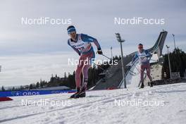 11.03.2017, Oslo, Norway (NOR): Alexey Vitsenko (RUS), Andrey Larkov (RUS), (l-r) - FIS world cup cross-country, mass men, Oslo (NOR). www.nordicfocus.com. © Manzoni/NordicFocus. Every downloaded picture is fee-liable.