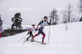 12.03.2017, Oslo, Norway (NOR): Masako Ishida (JPN), Ragnhild Haga (NOR), (l-r) - FIS world cup cross-country, mass women, Oslo (NOR). www.nordicfocus.com. © NordicFocus. Every downloaded picture is fee-liable.