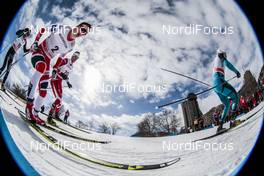17.03.2017, Quebec, Canada (CAN): Finn Haagen Krogh (NOR), Len Valjas (CAN), (l-r)  - FIS world cup cross-country, individual sprint, Quebec (CAN). www.nordicfocus.com. © Modica/NordicFocus. Every downloaded picture is fee-liable.