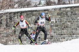 17.03.2017, Quebec, Canada (CAN): Florian Notz (GER), Lucas Boegl (GER), (l-r)  - FIS world cup cross-country, individual sprint, Quebec (CAN). www.nordicfocus.com. © Modica/NordicFocus. Every downloaded picture is fee-liable.