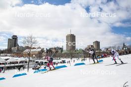 17.03.2017, Quebec, Canada (CAN): Niklas Dyrhaug (NOR), Roman Furger (SUI), Andrew Musgrave (GBR), (l-r)  - FIS world cup cross-country, individual sprint, Quebec (CAN). www.nordicfocus.com. © Modica/NordicFocus. Every downloaded picture is fee-liable.