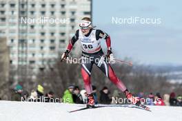 17.03.2017, Quebec, Canada (CAN): Marthe Kristoffersen (NOR) - FIS world cup cross-country, individual sprint, Quebec (CAN). www.nordicfocus.com. © Modica/NordicFocus. Every downloaded picture is fee-liable.