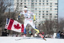 17.03.2017, Quebec, Canada (CAN): Charlotte Kalla (SWE) - FIS world cup cross-country, individual sprint, Quebec (CAN). www.nordicfocus.com. © Modica/NordicFocus. Every downloaded picture is fee-liable.