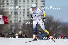 17.03.2017, Quebec, Canada (CAN): Hanna Falk (SWE) - FIS world cup cross-country, individual sprint, Quebec (CAN). www.nordicfocus.com. © Modica/NordicFocus. Every downloaded picture is fee-liable.