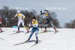 17.03.2017, Quebec, Canada (CAN): Hanna Falk (SWE), Rosie Brennan (USA), Ilaria Debertolis (ITA), (l-r)  - FIS world cup cross-country, individual sprint, Quebec (CAN). www.nordicfocus.com. © Modica/NordicFocus. Every downloaded picture is fee-liable.