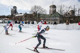 17.03.2017, Quebec, Canada (CAN): Federico Pellegrino (ITA), Emil Iversen (NOR), Marcus Hellner (SWE), (l-r)  - FIS world cup cross-country, individual sprint, Quebec (CAN). www.nordicfocus.com. © Modica/NordicFocus. Every downloaded picture is fee-liable.