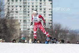 17.03.2017, Quebec, Canada (CAN): Sadie White (CAN) - FIS world cup cross-country, individual sprint, Quebec (CAN). www.nordicfocus.com. © Modica/NordicFocus. Every downloaded picture is fee-liable.