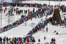 17.03.2017, Quebec, Canada (CAN): Yulia Belorukova (RUS), Marit Bjoergen (NOR), Charlotte Kalla (SWE), Heidi Weng (NOR), Vesna Fabjan (SLO), (l-r)  - FIS world cup cross-country, individual sprint, Quebec (CAN). www.nordicfocus.com. © Modica/NordicFocus. Every downloaded picture is fee-liable.