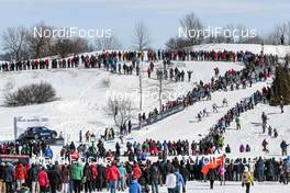 17.03.2017, Quebec, Canada (CAN): Jessica Diggins (USA), Nadine Faehndrich (SUI), Maiken Caspersen Falla (NOR), Ida Ingemarsdotter (SWE), Julia Kern (USA), (l-r)  - FIS world cup cross-country, individual sprint, Quebec (CAN). www.nordicfocus.com. © Modica/NordicFocus. Every downloaded picture is fee-liable.