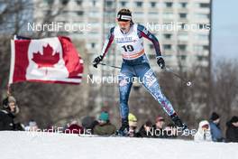 17.03.2017, Quebec, Canada (CAN): Jessica Diggins (USA) - FIS world cup cross-country, individual sprint, Quebec (CAN). www.nordicfocus.com. © Modica/NordicFocus. Every downloaded picture is fee-liable.